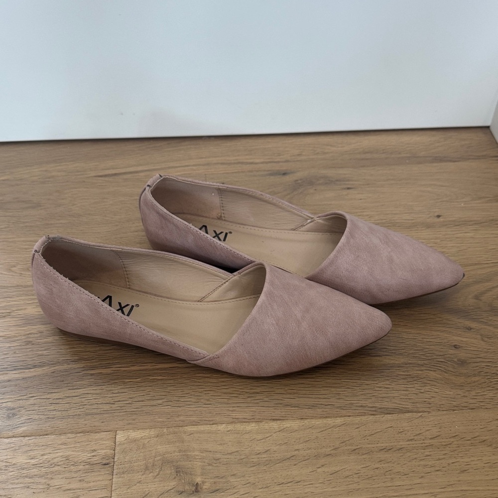 Blush Pink Pointed Toe Women's Flats